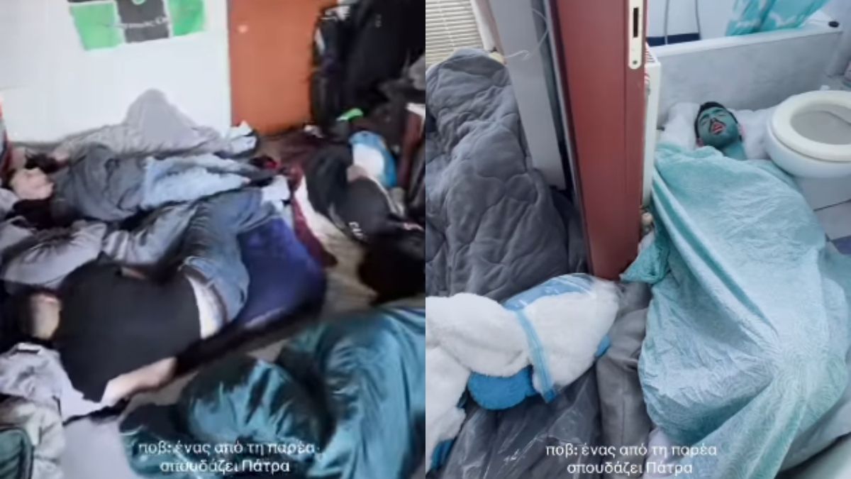 Το βίντεο από το φοιτητικό σπίτι στην Πάτρα που έγινε viral