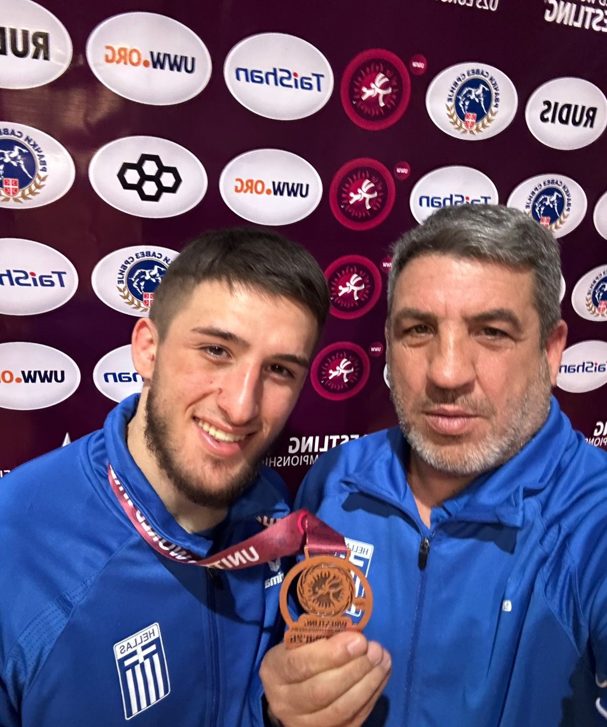 Ευρωπαϊκό πρωτ. πάλης U23: «Χάλκινος» ξανά ο τεράστιος Αρίωνας Κολιτσόπουλος (φωτο)