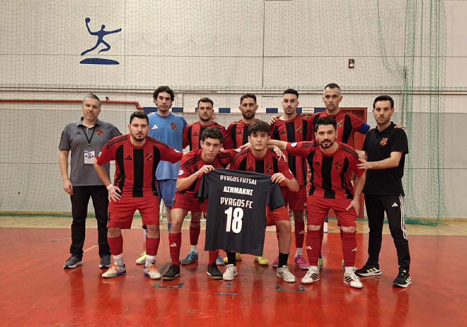 Pyrgos Futsal: Ήττα από τον Δούκα στον πρώτο προημιτελικό-Τίμησε την μνήμη του Ασημάκη Διονυσόπουλου