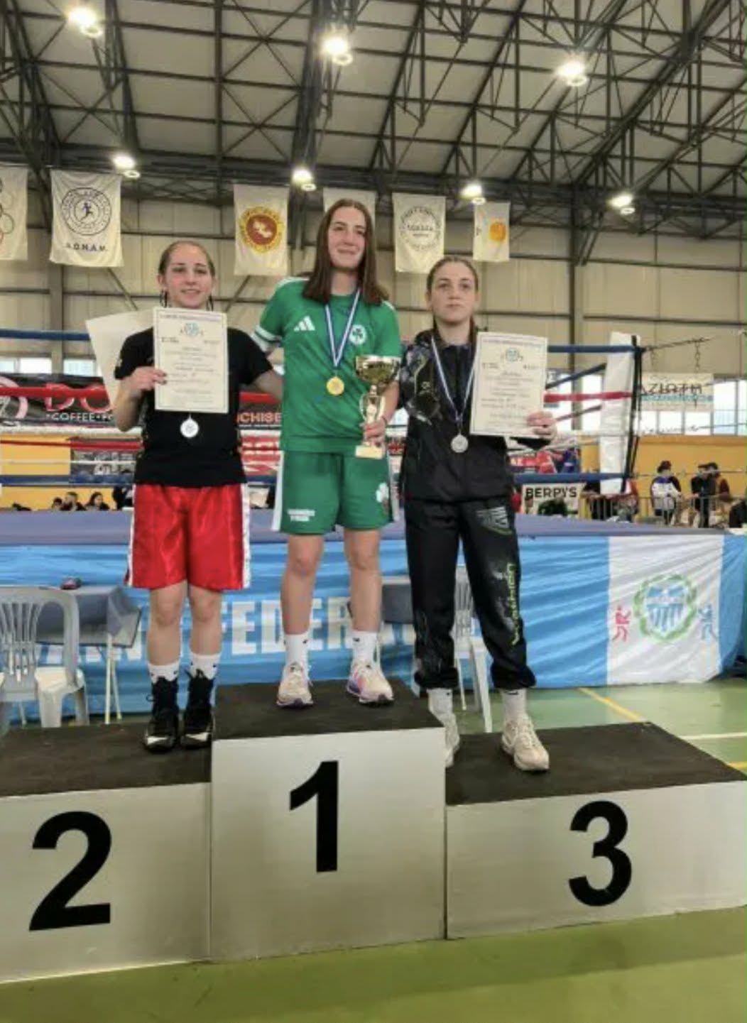 Πυγμαχία: Πρωταθλήτρια Ελλάδας για 5η συνεχή χρονιά η Σδούγα