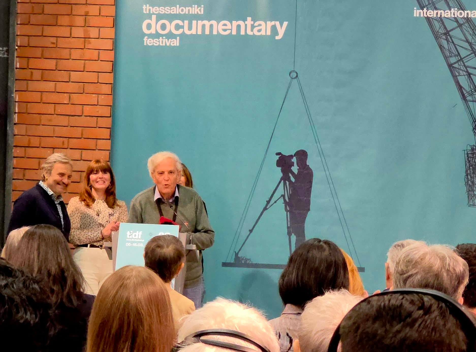 Βραβείο για τον Νίκο Θεοδοσίου στο 28ο Φεστιβάλ Ντοκυμαντέρ Θεσσαλονίκης.