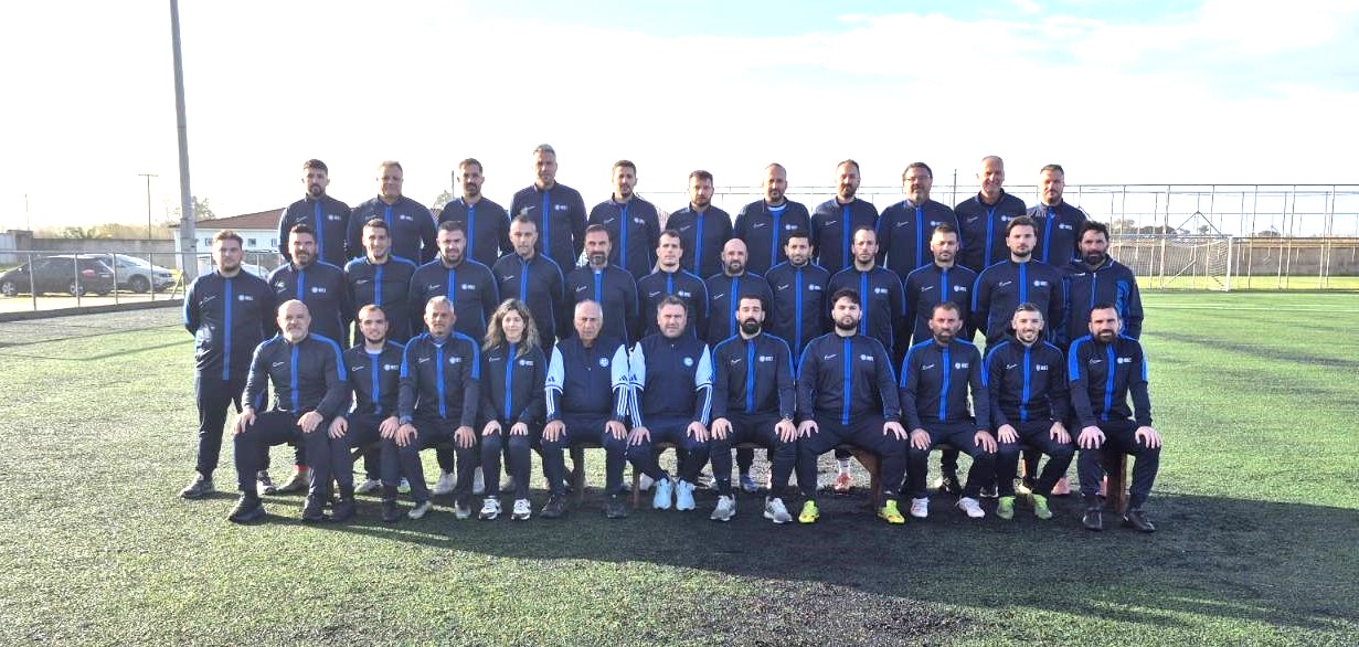 Οι επιτυχόντες προπονητές UEFA C στη Σχολή Ηλείας-Ζακύνθου (γκρουπ Α΄)