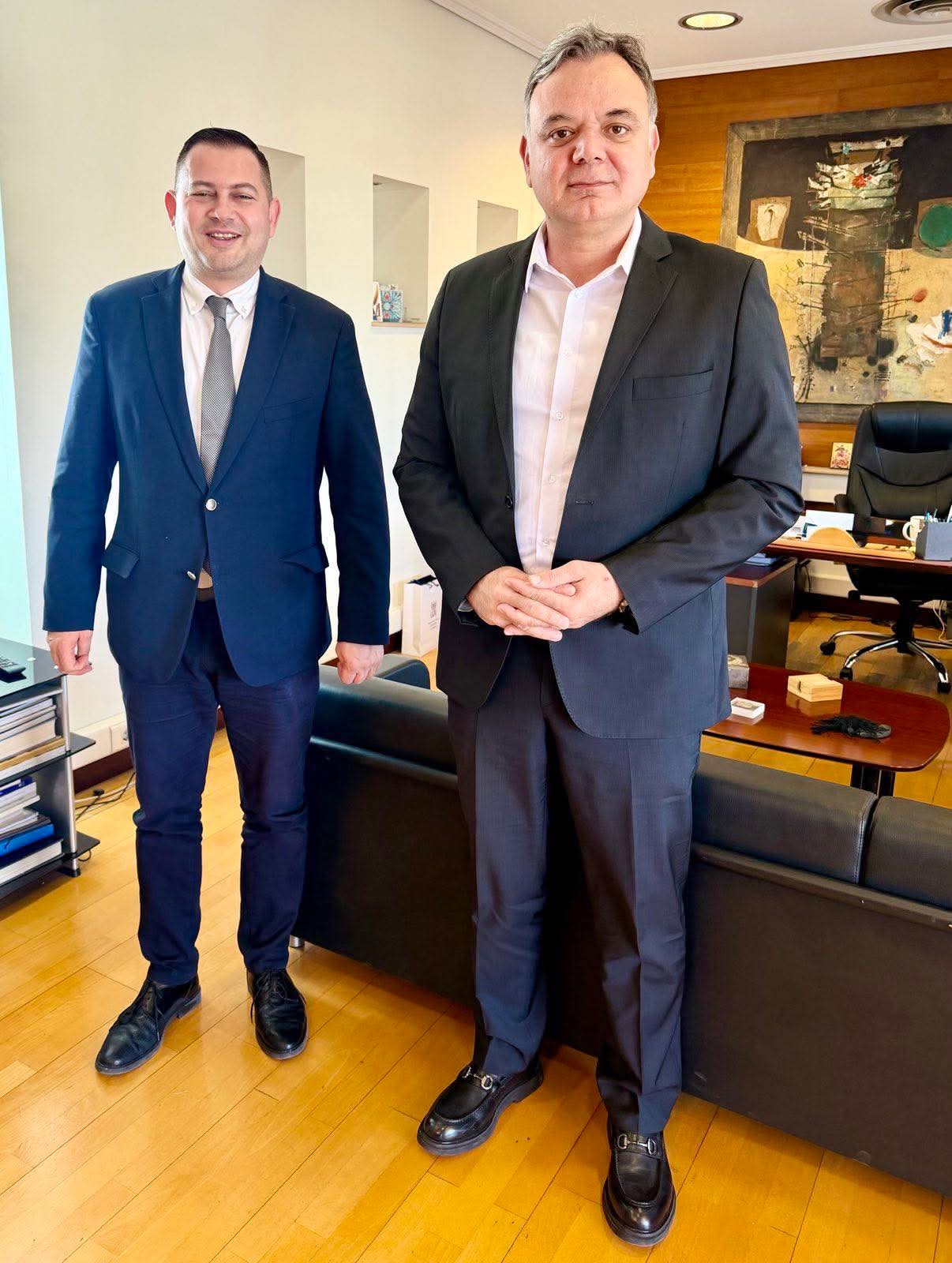 Δράσεις στον ψηφιακό μετασχηματισμό για τον πολιτισμό – Συνάντηση Θ. Βασιλόπουλου με τον Γ.Γ. του Υπουργείου Πολιτισμού, Γιώργο Διδασκάλου