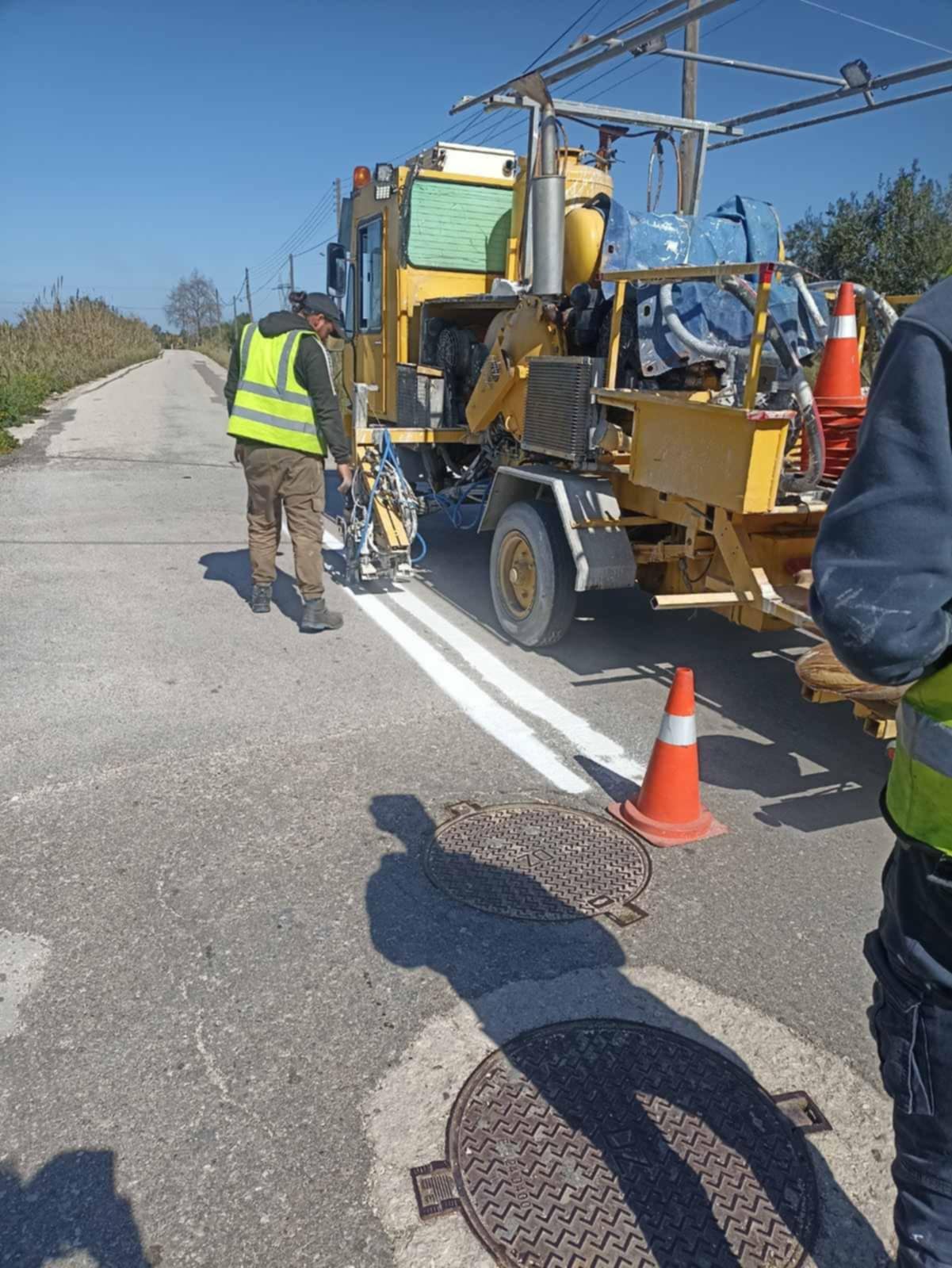 Ολοκληρώθηκε η διαγράμμιση στον Άγιο Παντελεήμονα Λεχαινών