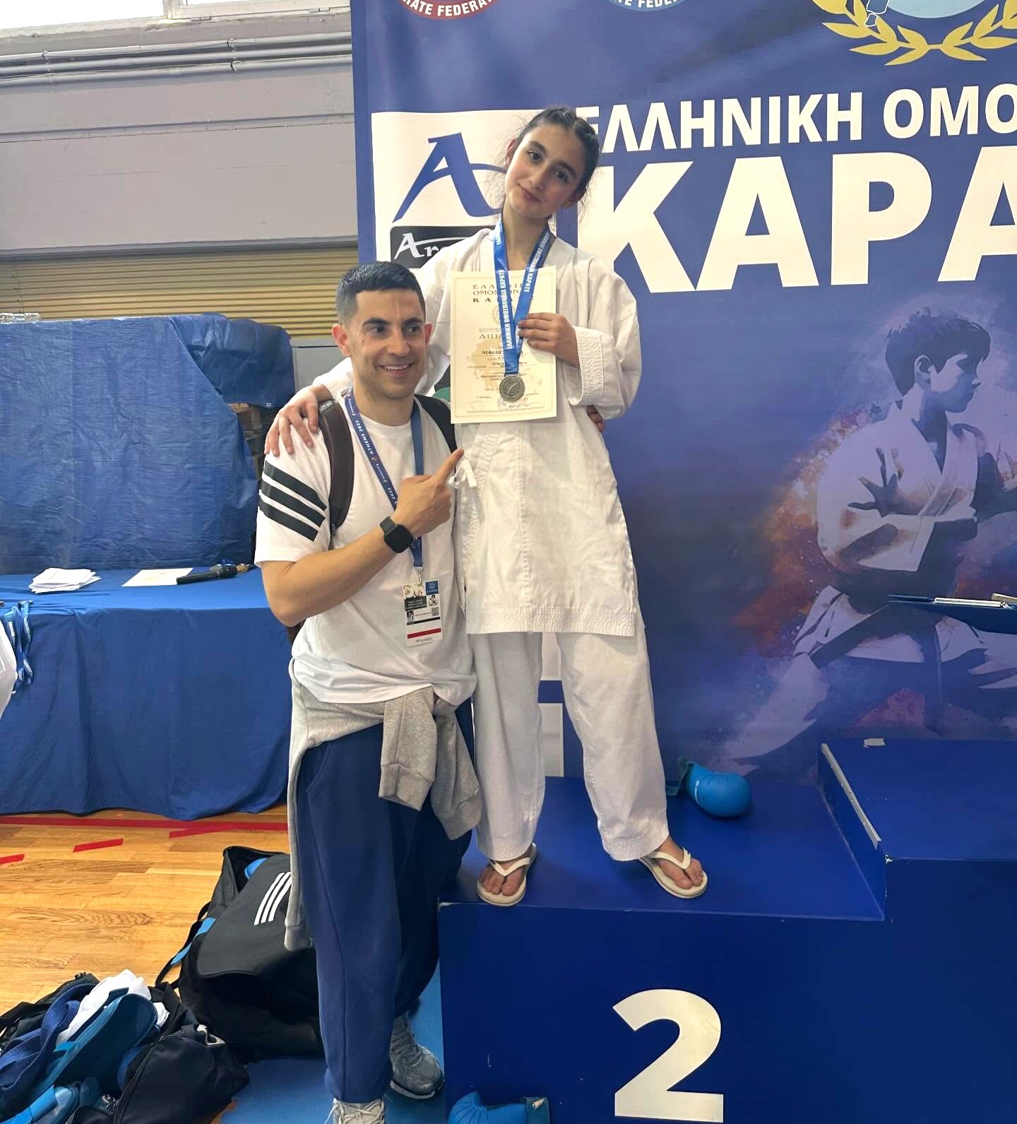 Α.Σ. Καράτε Μαχητές Ηλείας: «Ασημένια» η Νεφέλη Τσαπόγα στο Πανελλήνιο πρωτάθλημα