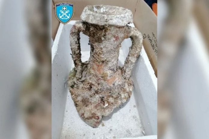 Κυλλήνη: Αρχαίο αντικείμενο ανασύρθηκε με δίχτυα ψαρέματος