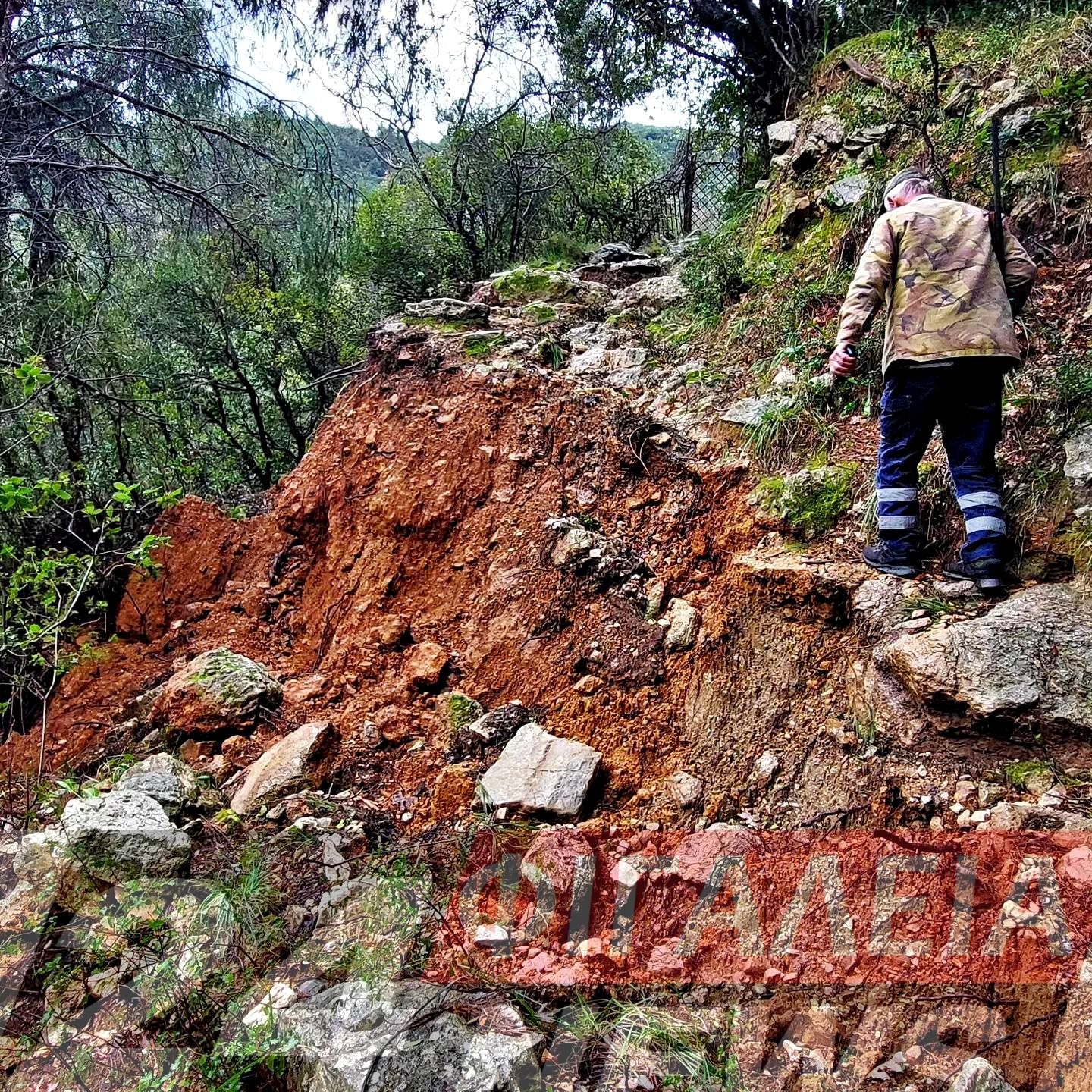 Κλείνει το μονοπάτι στους καταρράκτες της Νέδας