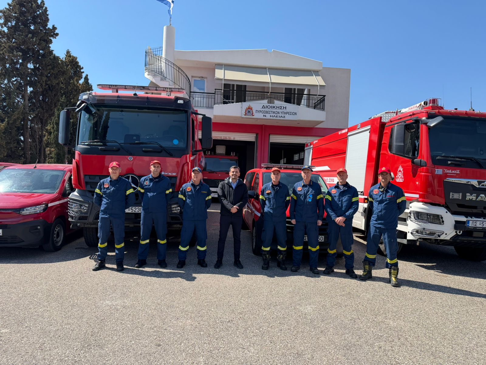 Σε ετοιμότητα και με την ανάλογη ενίσχυση η Πυροσβεστική μας Υπηρεσία στην Ηλεία