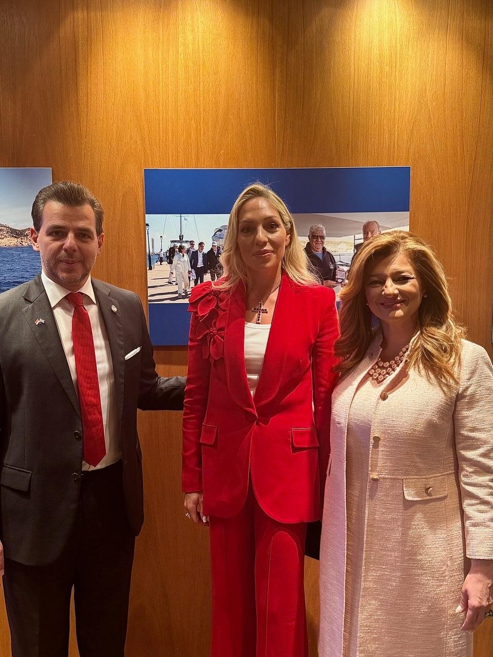 Καλεσμένη του κ. Αποστολόπουλου, Προξένου του Μονακό, η Δ. Αυγερινοπούλου: Τους συνδέει η κοινή καταγωγή από την Ηλεία