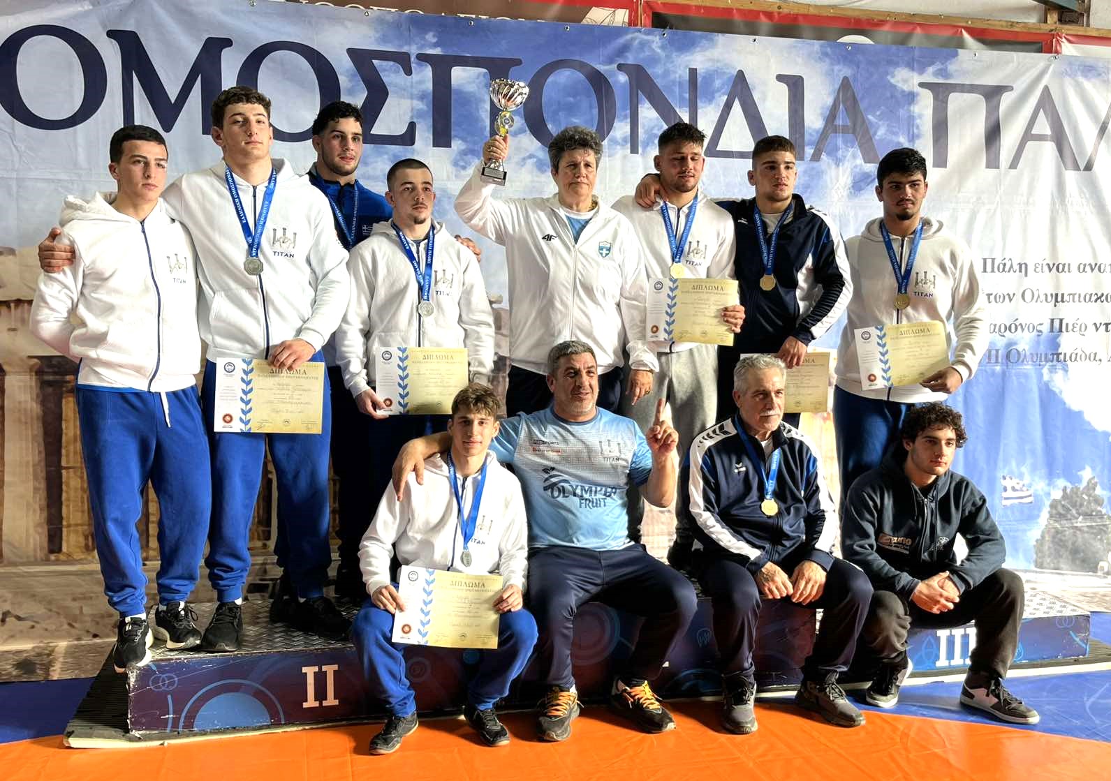 Π.Σ. Τιτάν Πύργου: Πρωταθλητής Ελλάδας και στην U20-Οχτώ μετάλλια στο Πανελλήνιο στις Σέρρες