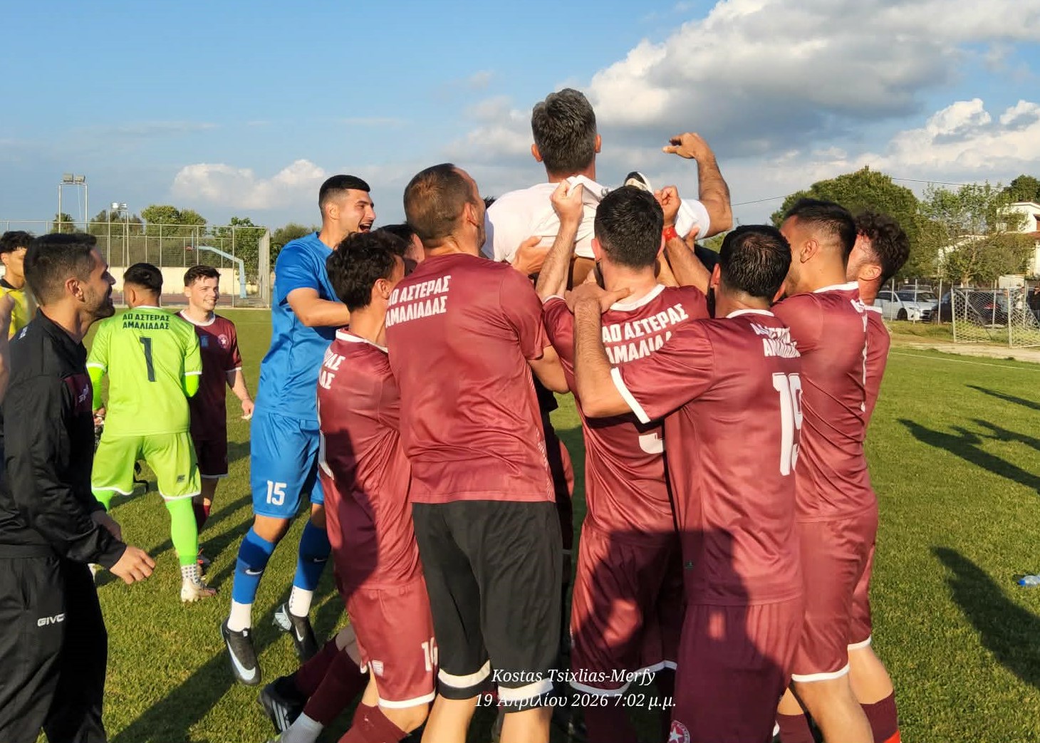 Αστέρας Αμαλιάδας: Απονομή πριν την έναρξη του αγώνα στα Λεχαινά, φιέστα στην πλατεία Μπελογιάννη