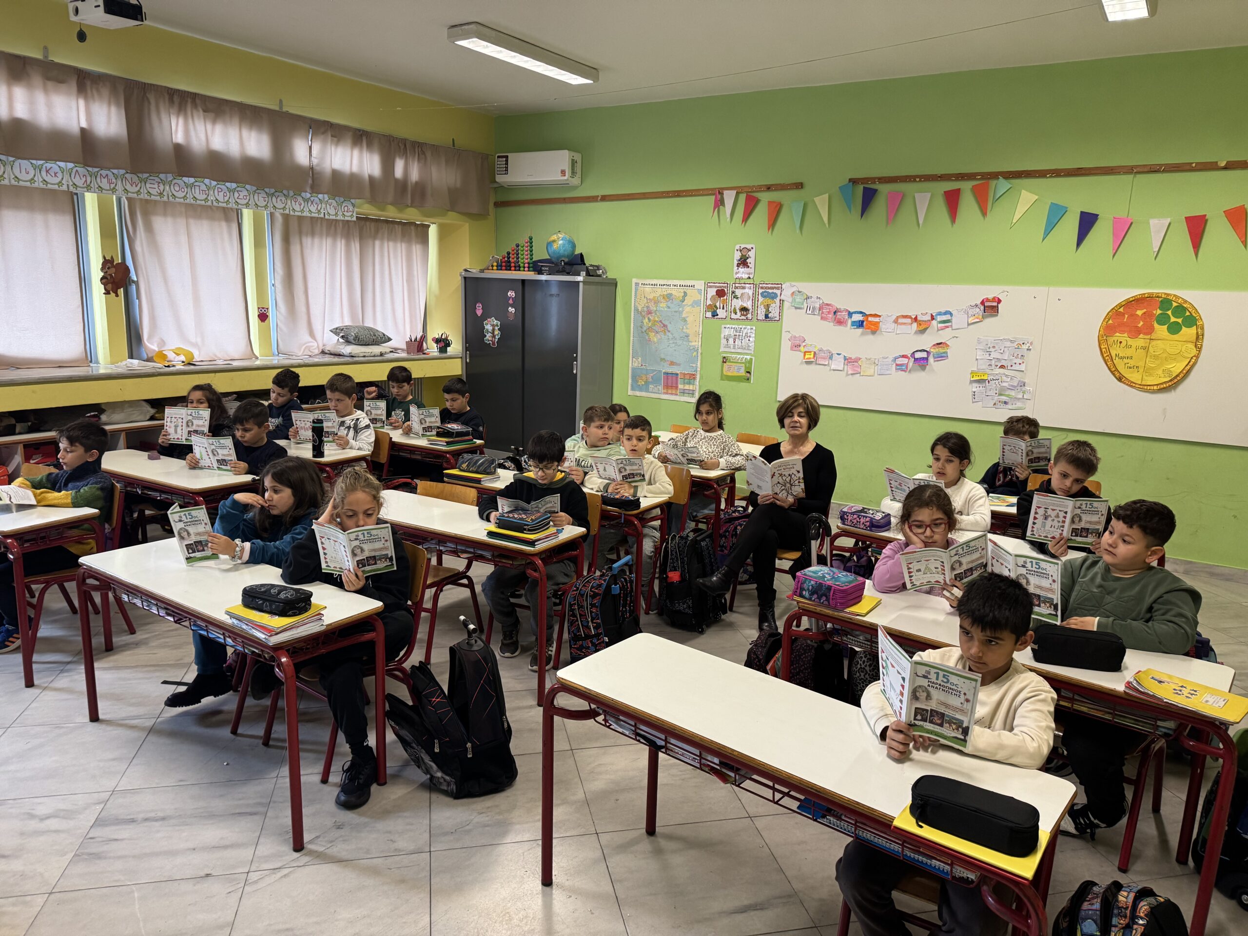 6ο Δημ. Σχολείο Πύργου: Ταξίδι στον κόσμο των βιβλίων της Αγγελικής Δαρλάση