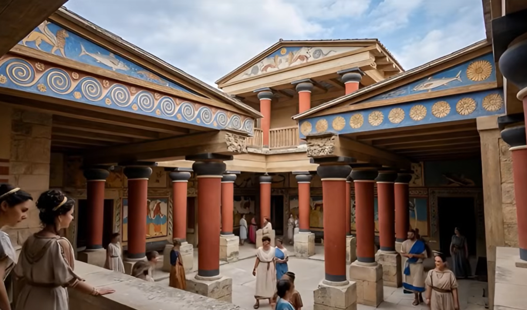 Έτσι ήταν η Κνωσός το 1700 π.Χ. – Η αναπαράσταση που προκαλεί δέος