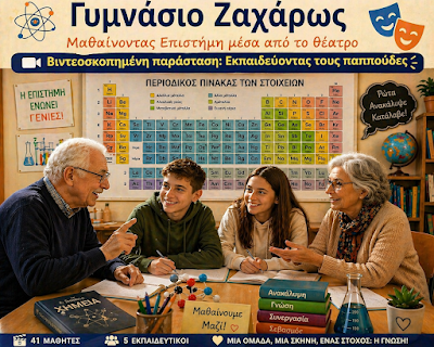 Η επιστήμη γίνεται θέατρο: Μαθητές «ζωντανεύουν» τον περιοδικό πίνακα επί σκηνής