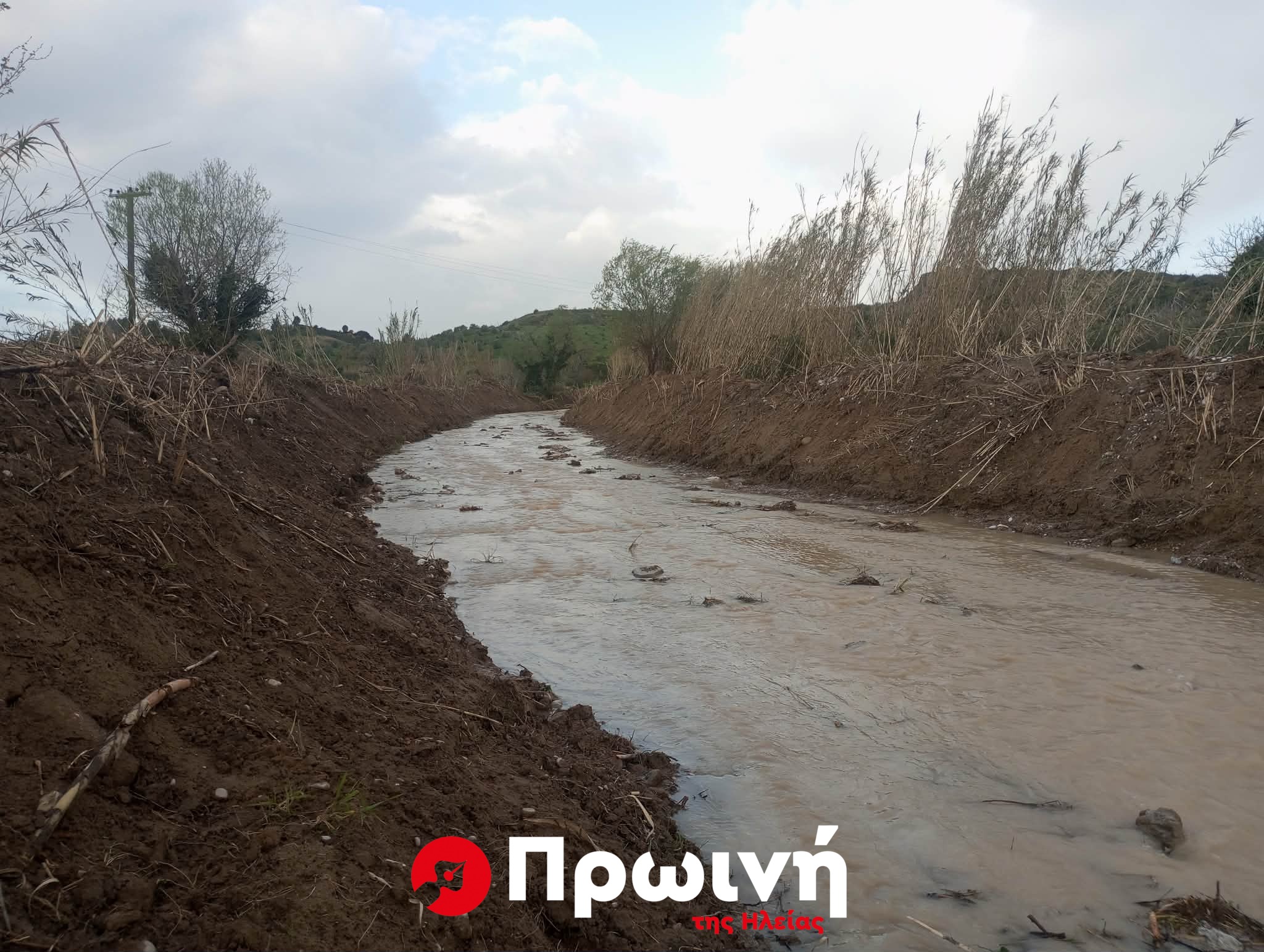Αντιπλημμυρικές παρεμβάσεις στον Ενιπέα
