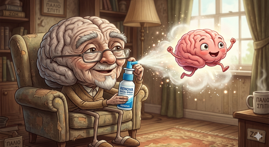 Επιστήμονες στις ΗΠΑ αντιστρέφουν τη γήρανση του εγκεφάλου με ρινικό σπρέι