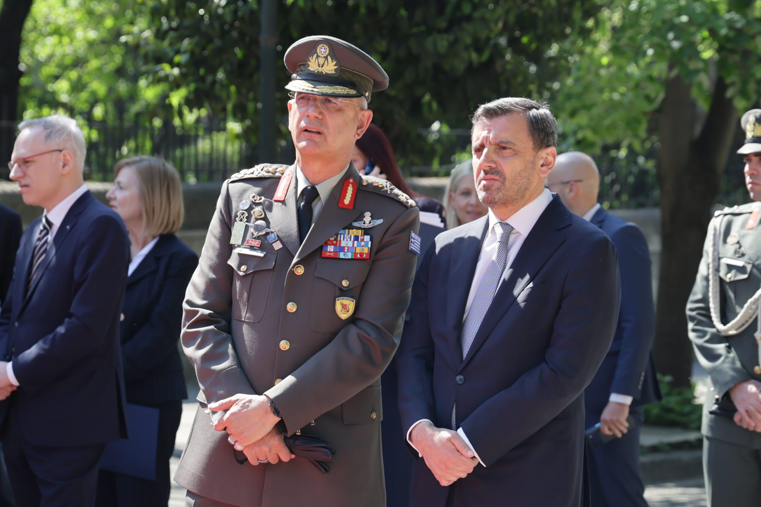 Α. Νικολακόπουλος: Στην υποδοχή του Προέδρου της Εσθονίας από τον Πρόεδρο της Ελληνικής Δημοκρατίας Κ. Τασούλα ως εκπρόσωπος της Βουλής