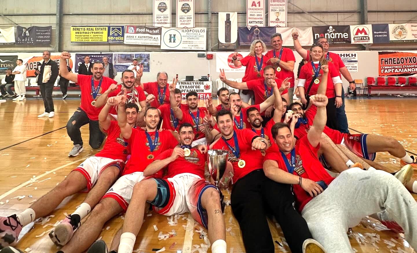 National League 2: Πρωταθλητής ο Γ.Σ. Γαργαλιάνων στον 1ο όμιλο