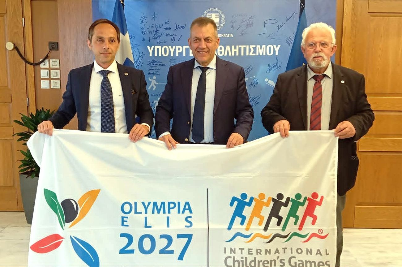 Με την αμέριστη στήριξη της Πολιτείας προχωρά η μεγάλη διοργάνωση των 59ων Παγκόσμιων Παιδικών Αγώνων «ΟΛΥΜΠΙΑ – ΗΛΙΔΑ 2027»