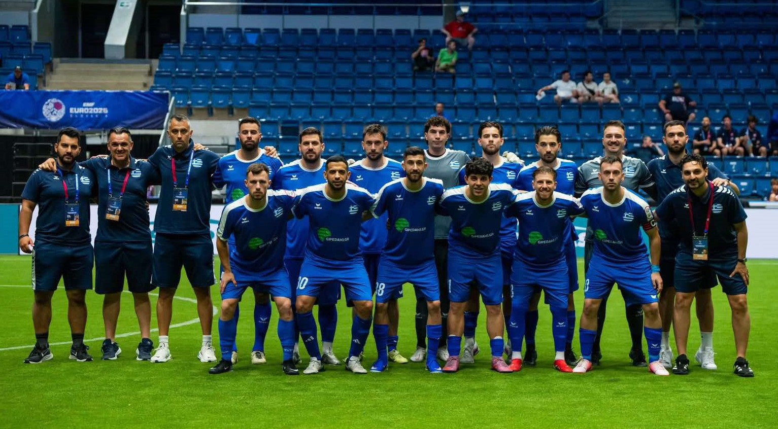 EURO 2026 Mini Football: Πρώτη νίκη η Ελλάδα με Τόσκα και Δασκαλάκη και… φουλ για τους «16»