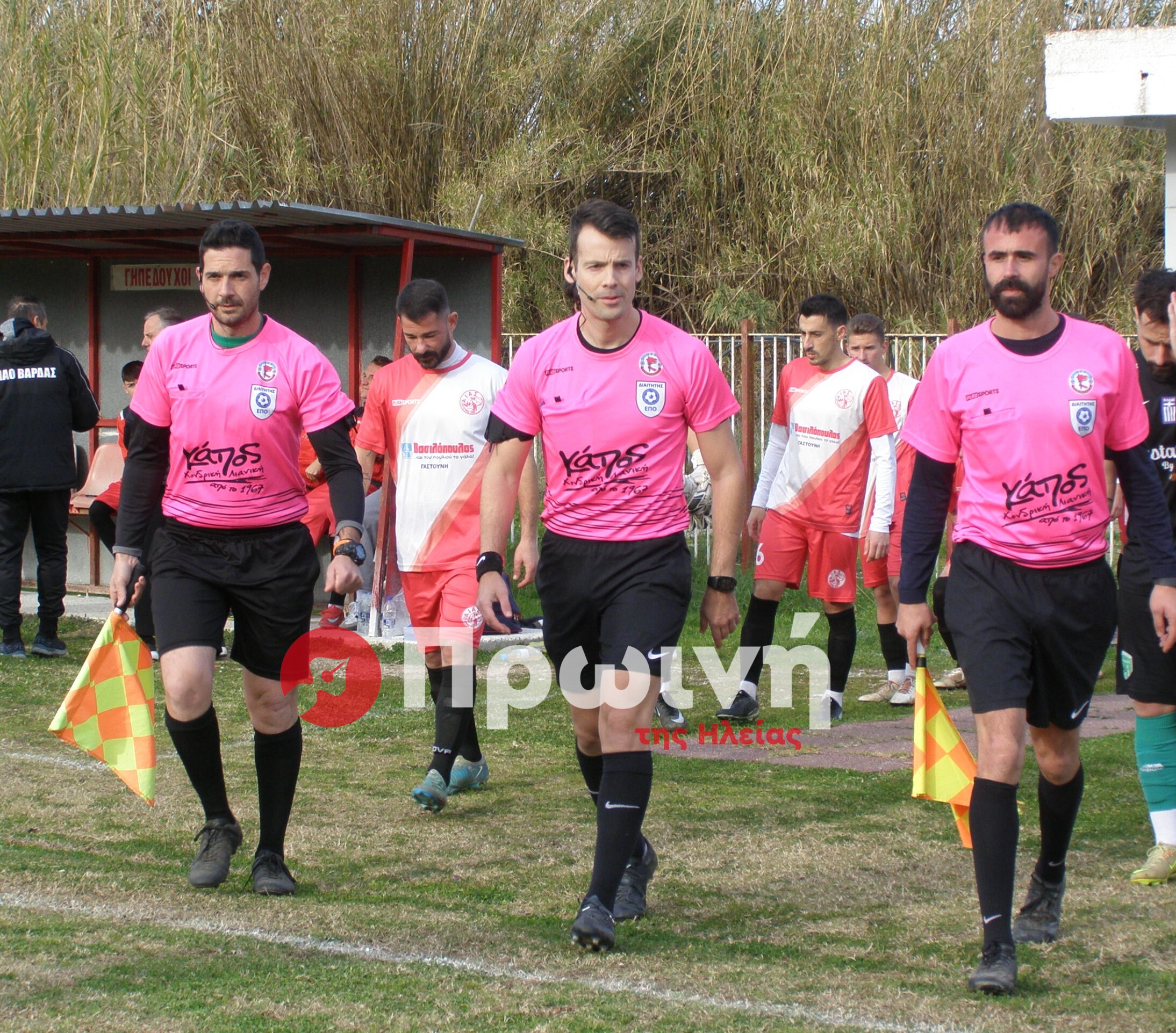 O Βασίλης Στάμος σφυρίζει τον τελικό Κυπέλλου Ηλείας