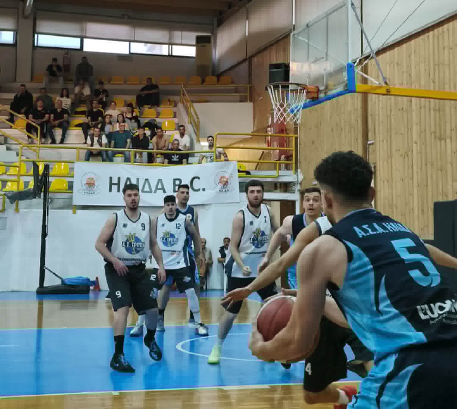 Τρίτων-Ήλιδα 61-50: Ήττα στην Πάτρα-Στην Αμαλιάδα την Κυριακή η άνοδος στην Α1 ΕΣΚΑΗ
