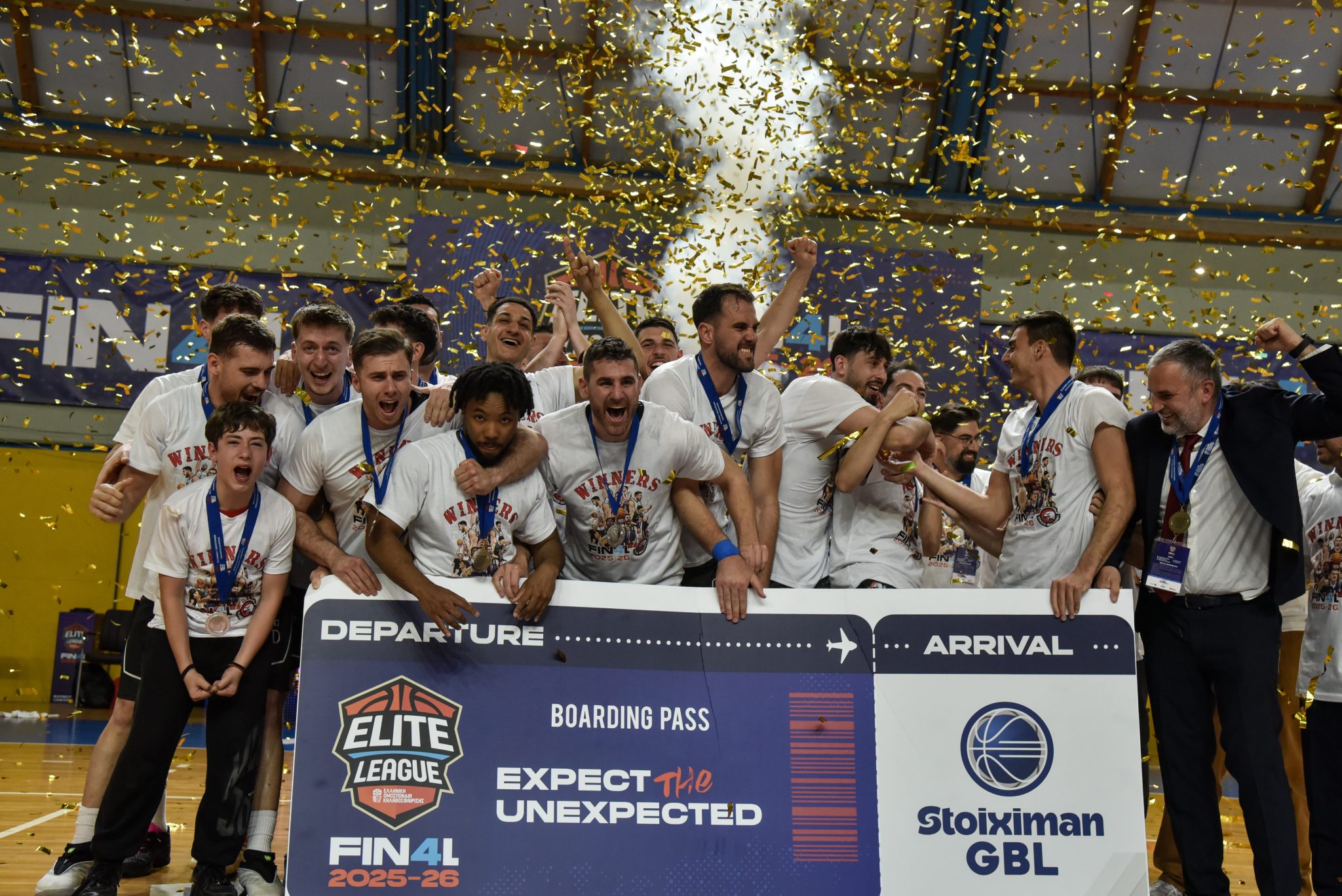 Elite League: Η απονομή στον Βίκο για την άνοδο στην Basket League