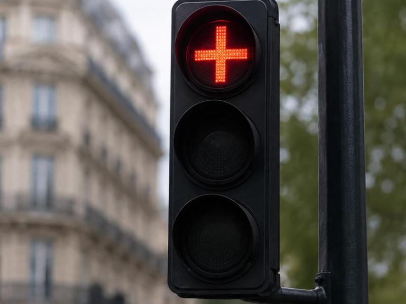 Νέο φανάρι με κόκκινο σταυρό στους δρόμους – Τι πρέπει να γνωρίζουν οι οδηγοί