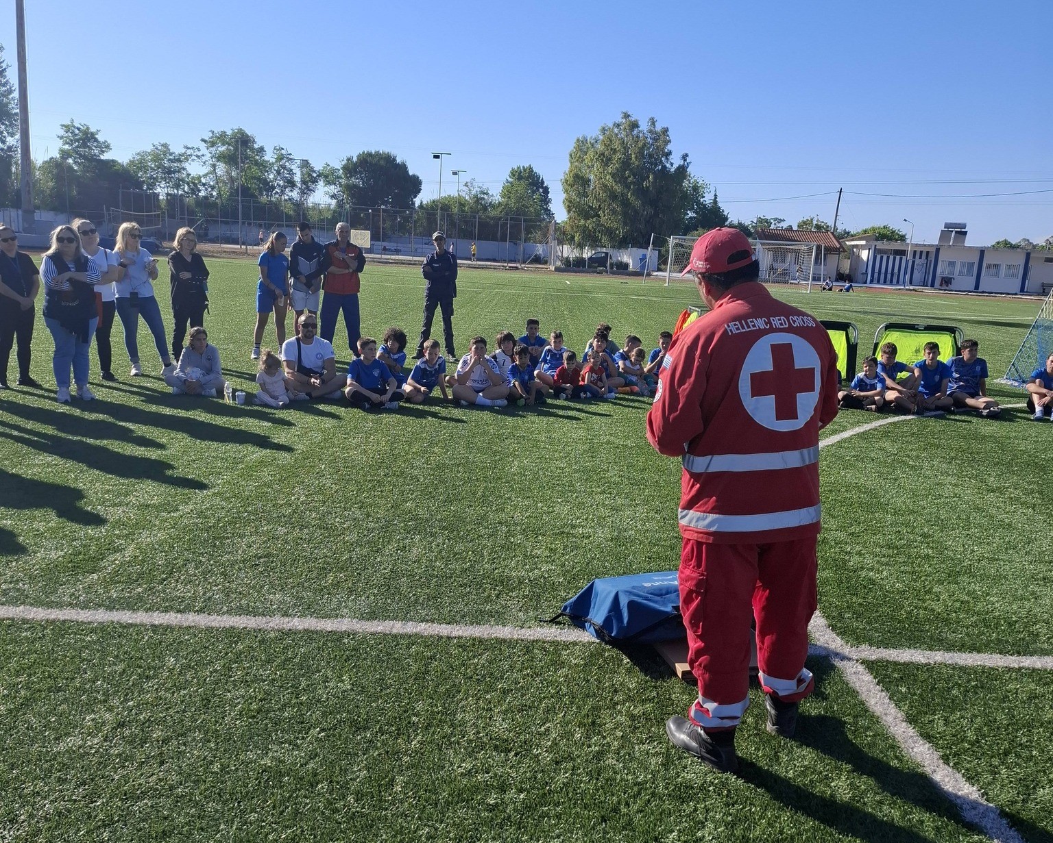 Ακαδημία Ηλειακού Λεχαινών: Μεγάλη συμμετοχή στην επίδειξη πρώτων βοηθειών
