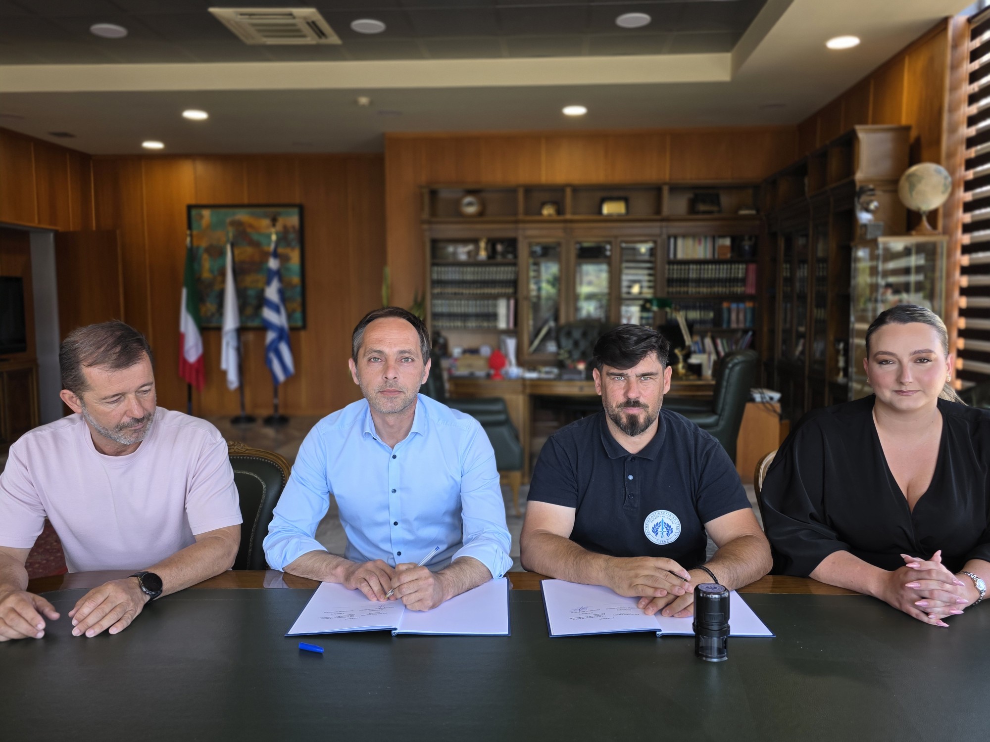 Μνημόνιο Συνεργασίας μεταξύ του Δήμου Αρχαίας Ολυμπίας και του Παραρτήματος Ηλείας της Ελληνικής Αντικαρκινικής Εταιρείας