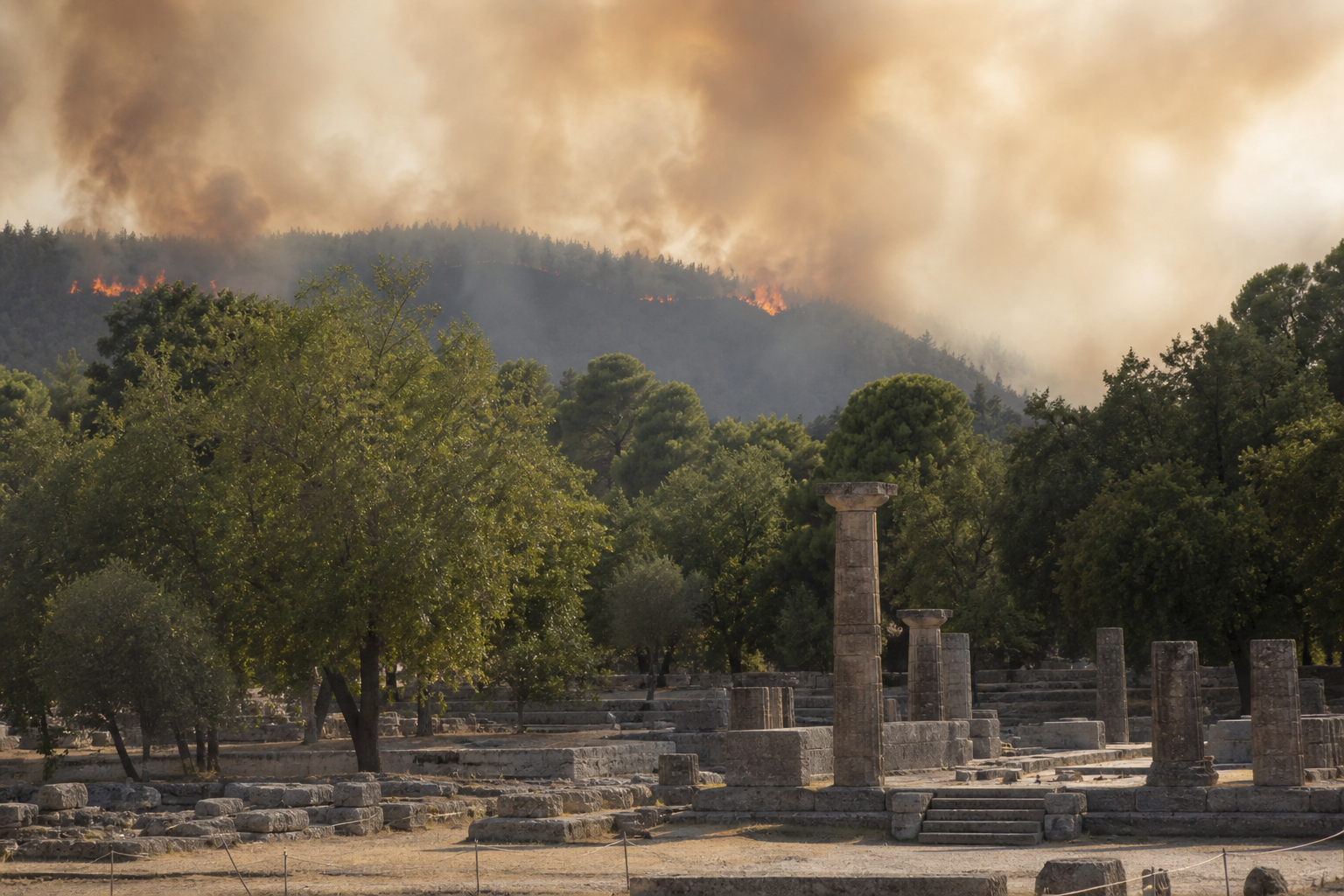 Αρχ. Ολυμπία: Στο επίκεντρο της κλιματικής κρίσης σύμφωνα με πανεπιστημιακή έρευνα