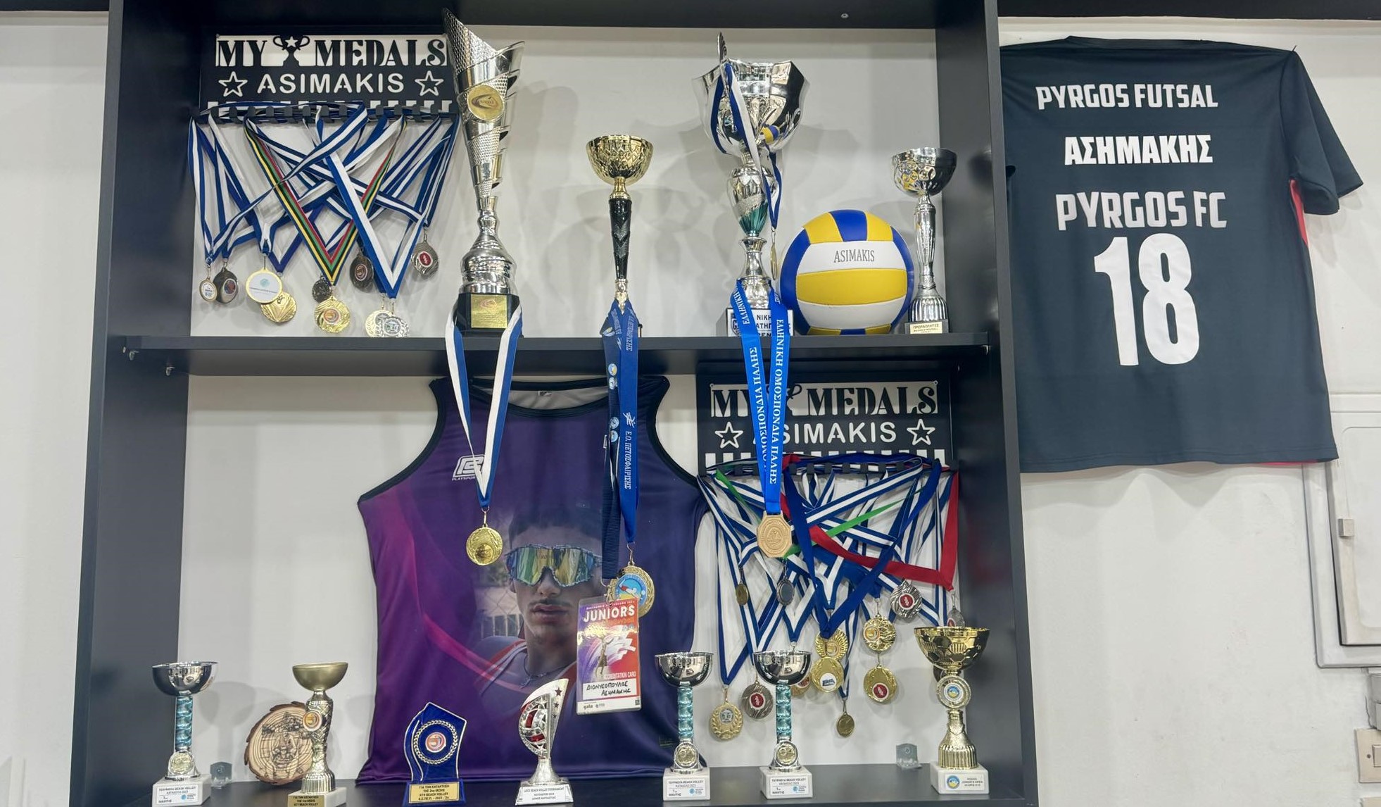 Βιτρίνα για τον Ασημάκη Διονυσόπουλο από τον Νίκο Τσαρουχά