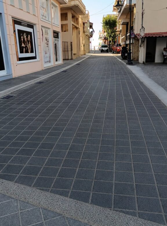 Ολοκληρώθηκαν τα έργα του Δήμου Πύργου στην οδό Ιωαννίνων