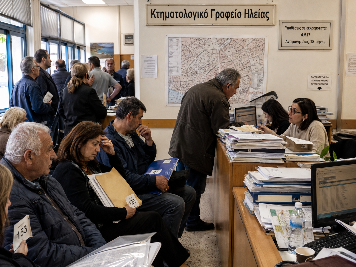 Προβλήματα στη λειτουργία των Κτηματολογικών Γραφείων