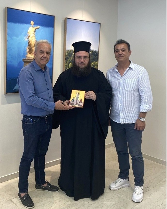 Επίσκεψη του Αρχιμανδρίτη Ιερώνυμου, Εξάρχου του Παναγίου Τάφου εν Ελλάδι στο Επιμελητήριο Ηλείας