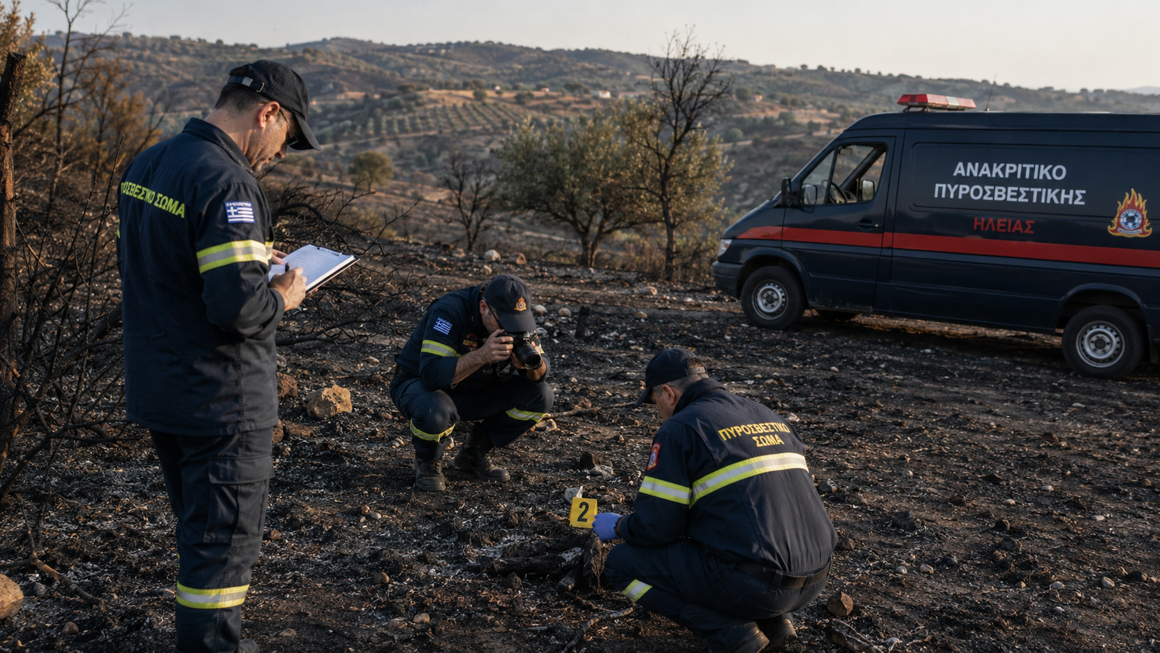 Ισχυρό Ανακριτικό για τους εμπρησμούς-Ιδρύεται κλιμάκιο και στην ΠΥ Ηλείας
