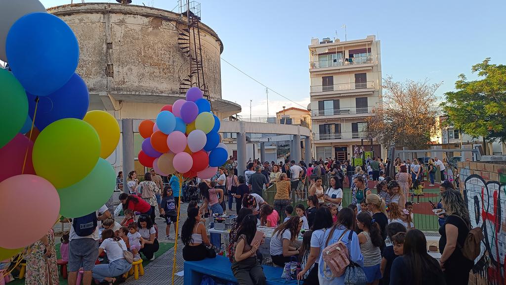 Ο Δήμος Πύργου εγκαινίασε τη νέα παιδική χαρά στην πλατεία Δεξαμενής