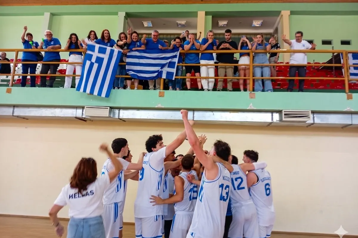 Σχολικό Πρωτάθλημα Μπάσκετ: Παγκόσμια πρωταθλήτρια η Ελλάδα με τα εκπαιδευτήρια «Αναγέννηση» της Πάτρας