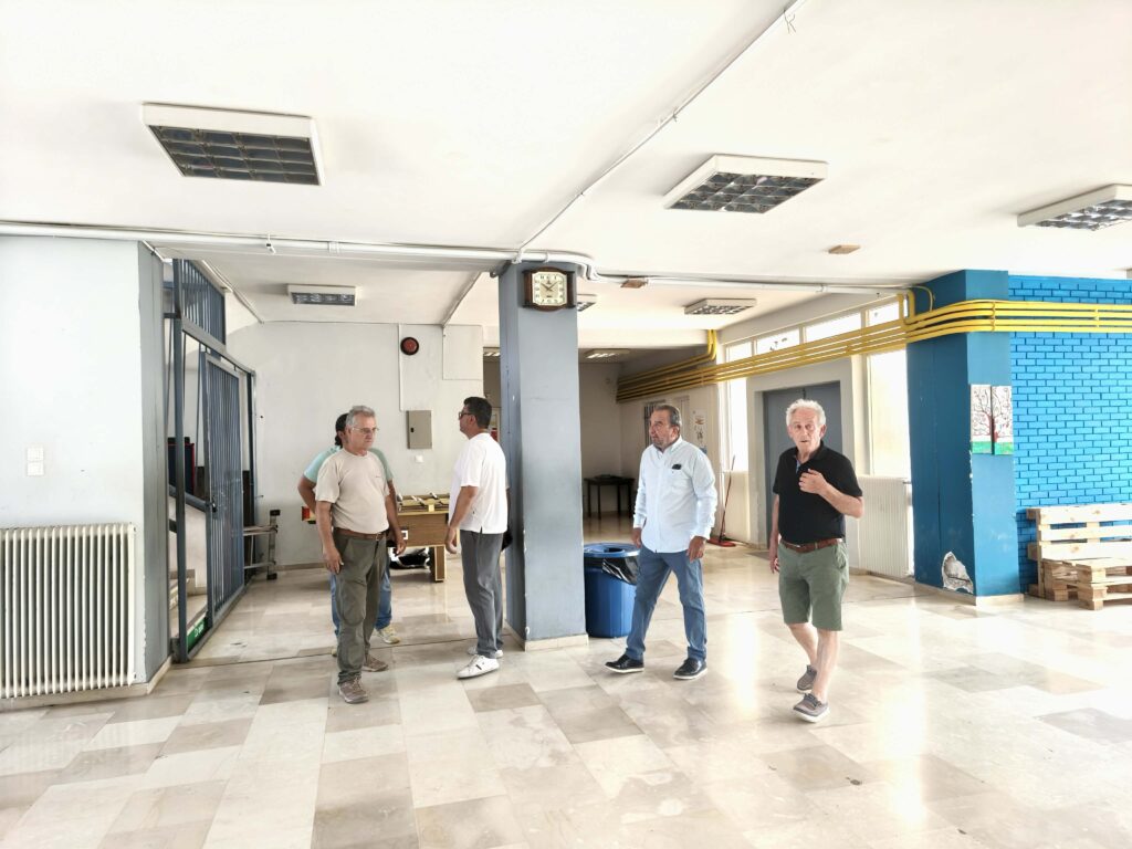 Βάρδα: Ξεκίνησε η στεγάνωση δωμάτων στο κτίριο του Γυμνασίου