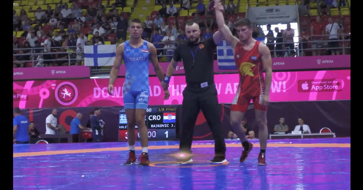 Ευρωπαϊκό πρωτ. πάλης U20: Ξεκίνησε εντυπωσιακά ο Κολιτσόπουλος