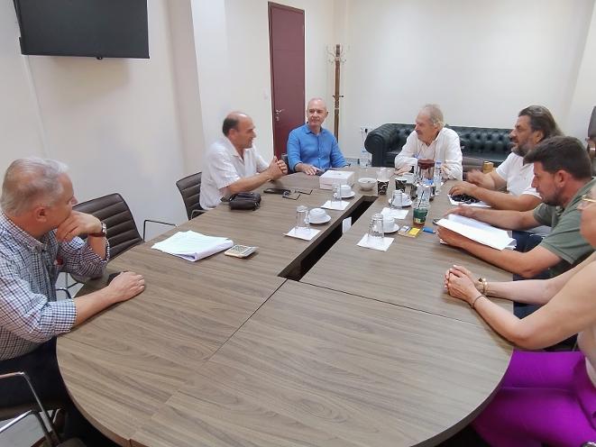 Συνάντηση στελεχών της ΕΛ.Α.Σ. με τον Δήμαρχο Ανδρίτσαινας-Κρεστένων