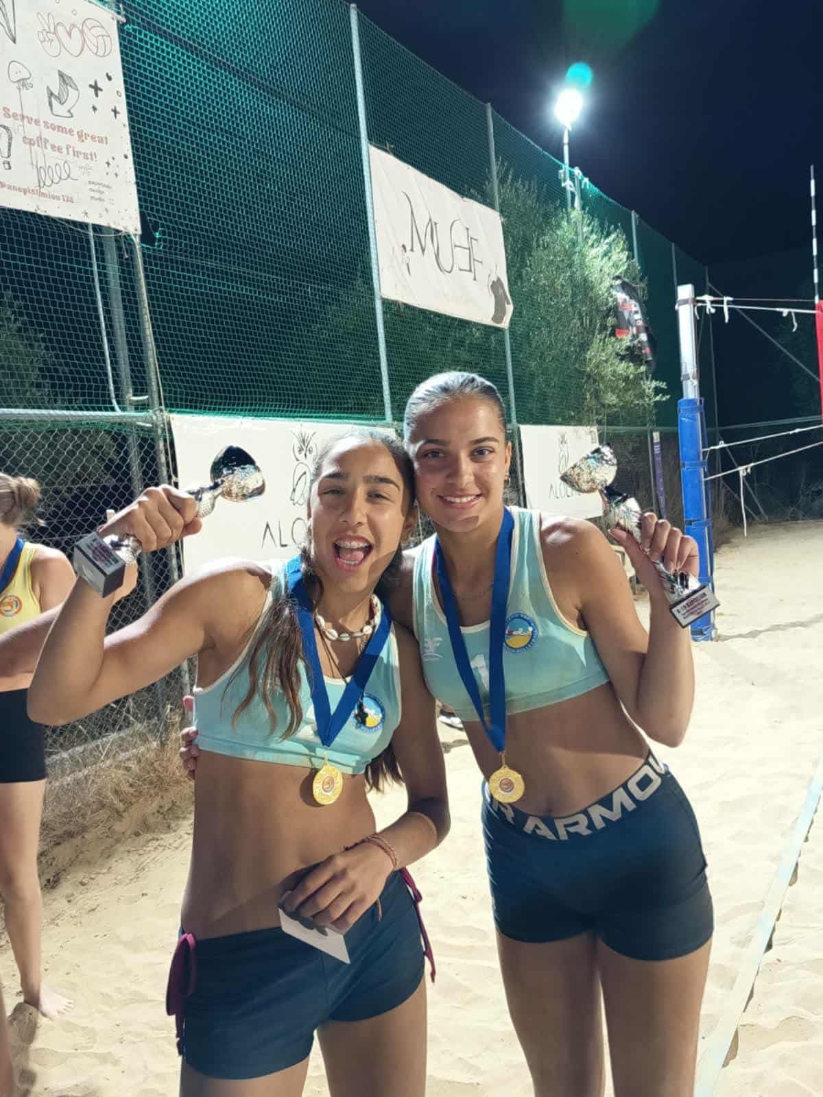 Beach Volley/Η Μελίνα και η Σοφία Τσούμα ξανά στην κορυφή της Πελοποννήσου