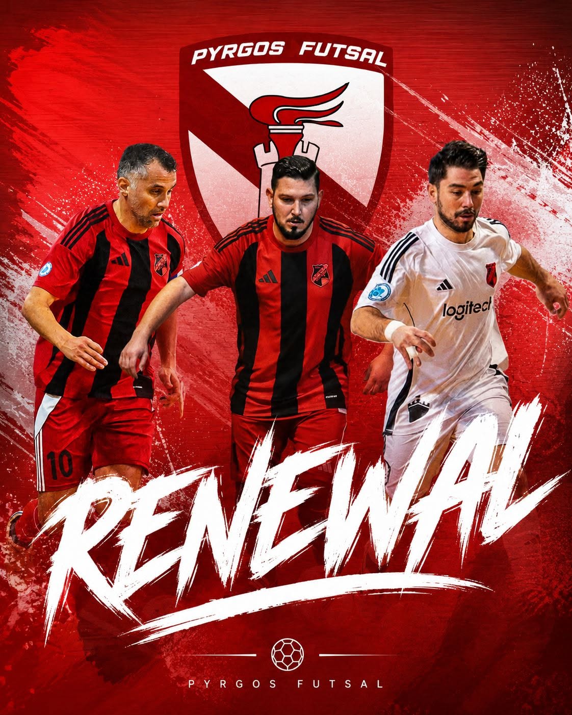 Pyrgos Futsal: Οι τρεις πρώτες ανανεώσεις