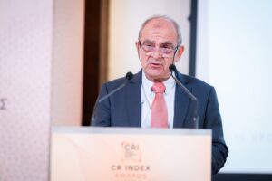 Το βραβείο παρέλαβε ο Διευθυντής Διοικητικών και Οικονομικών Υπηρεσιών του Δήμου Αρχαίας Ολυμπίας, Ανδρέας Γερασιμόπουλος