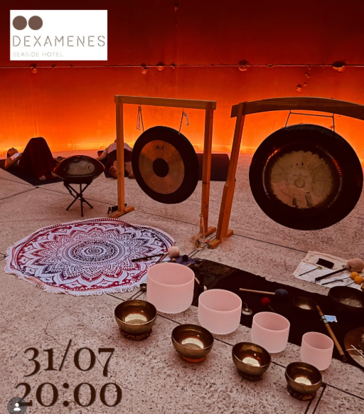 Sound Bath στο Dexamenes Seaside Hotel στην Κουρούτα