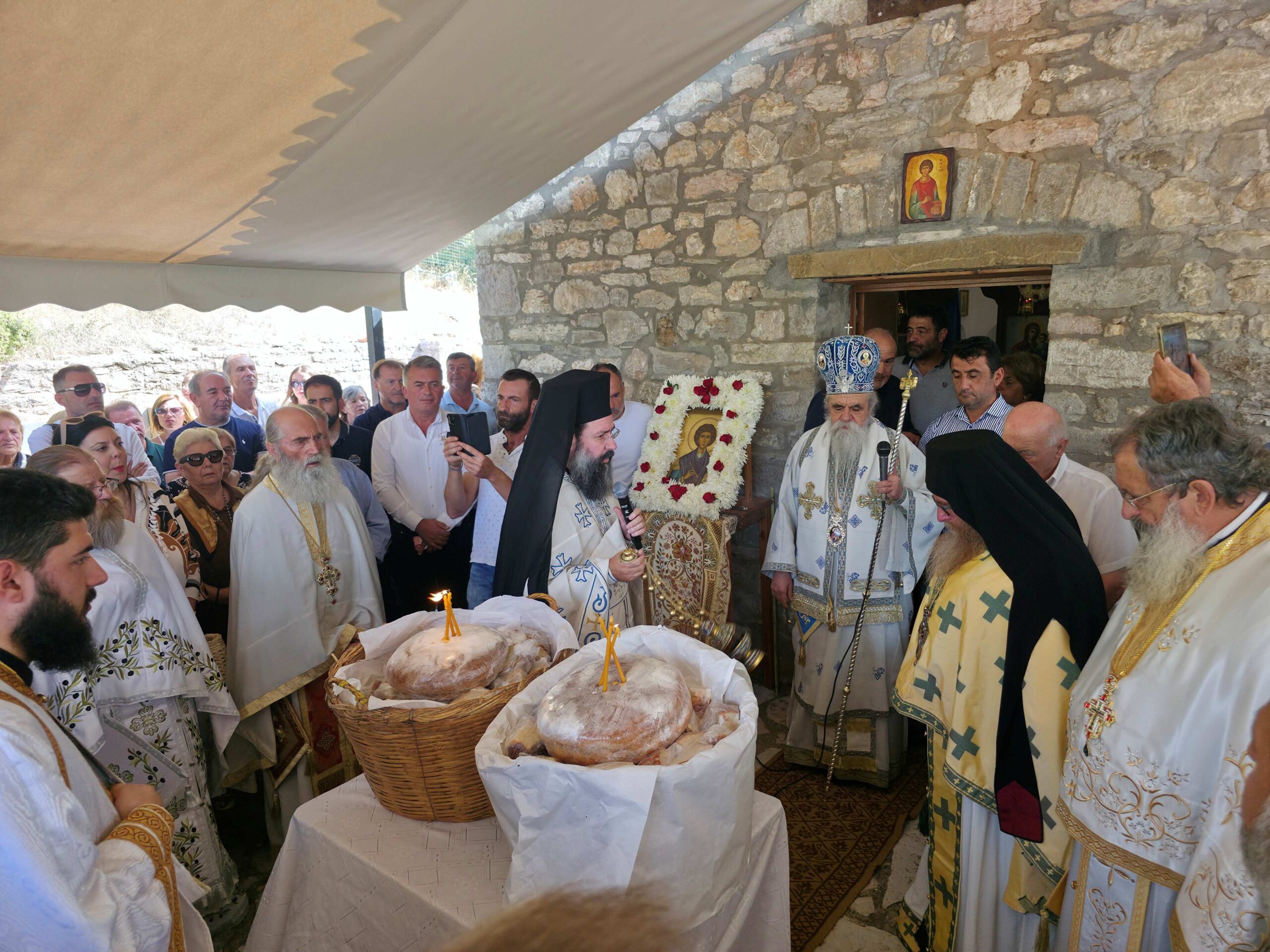Δίβρη: Λαμπρός εορτασμός του Αγίου Παντελεήμονα
