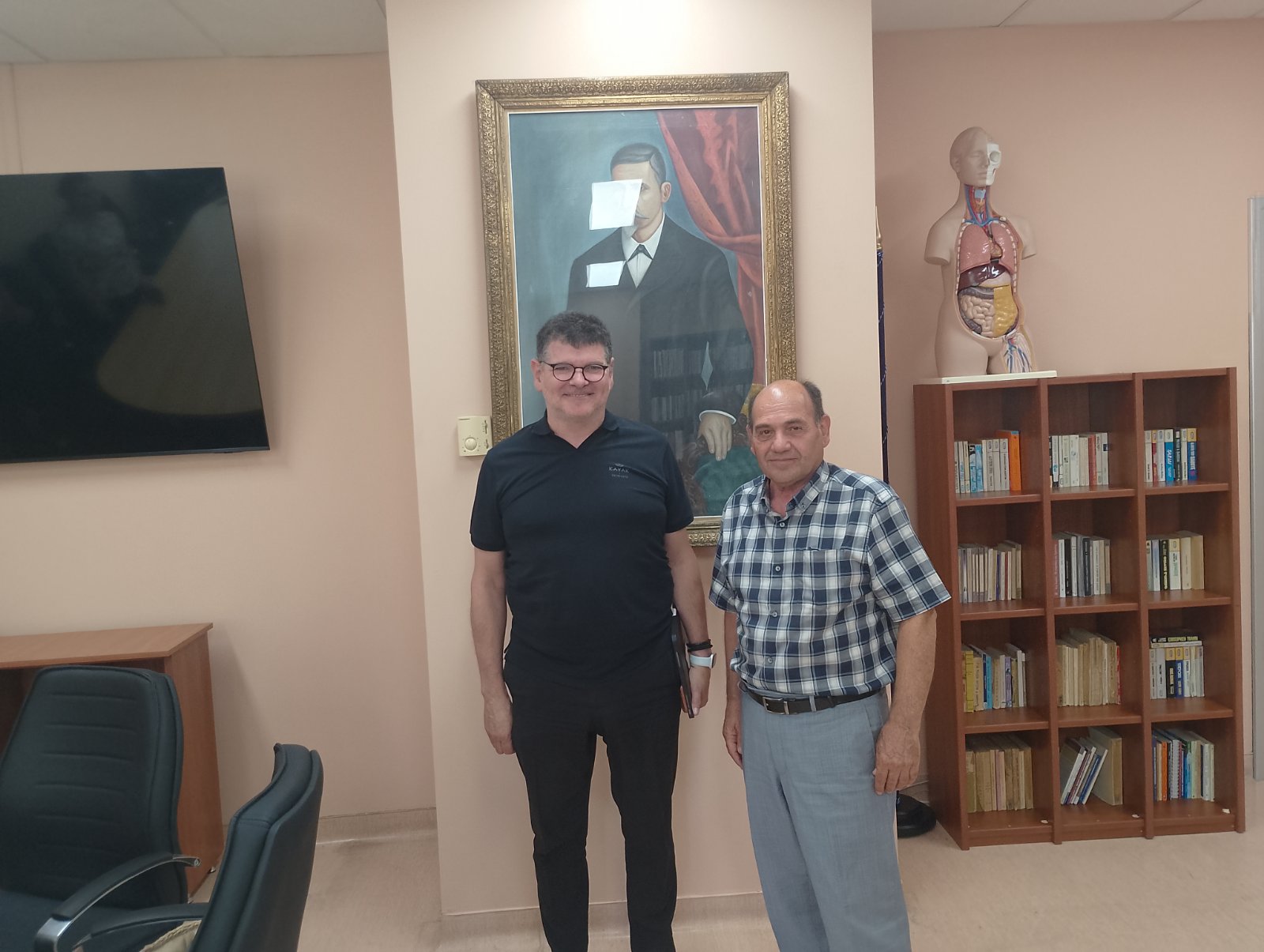 Επίσκεψη Γιώργου Μπουλμπασάκου στο Νοσοκομείο Πύργου