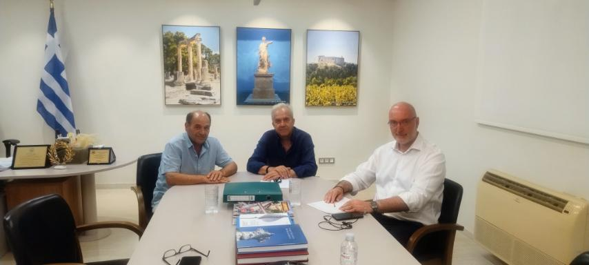 Συνάντηση Γ. Μπουλμπασάκου με Κ. Λεβέντη