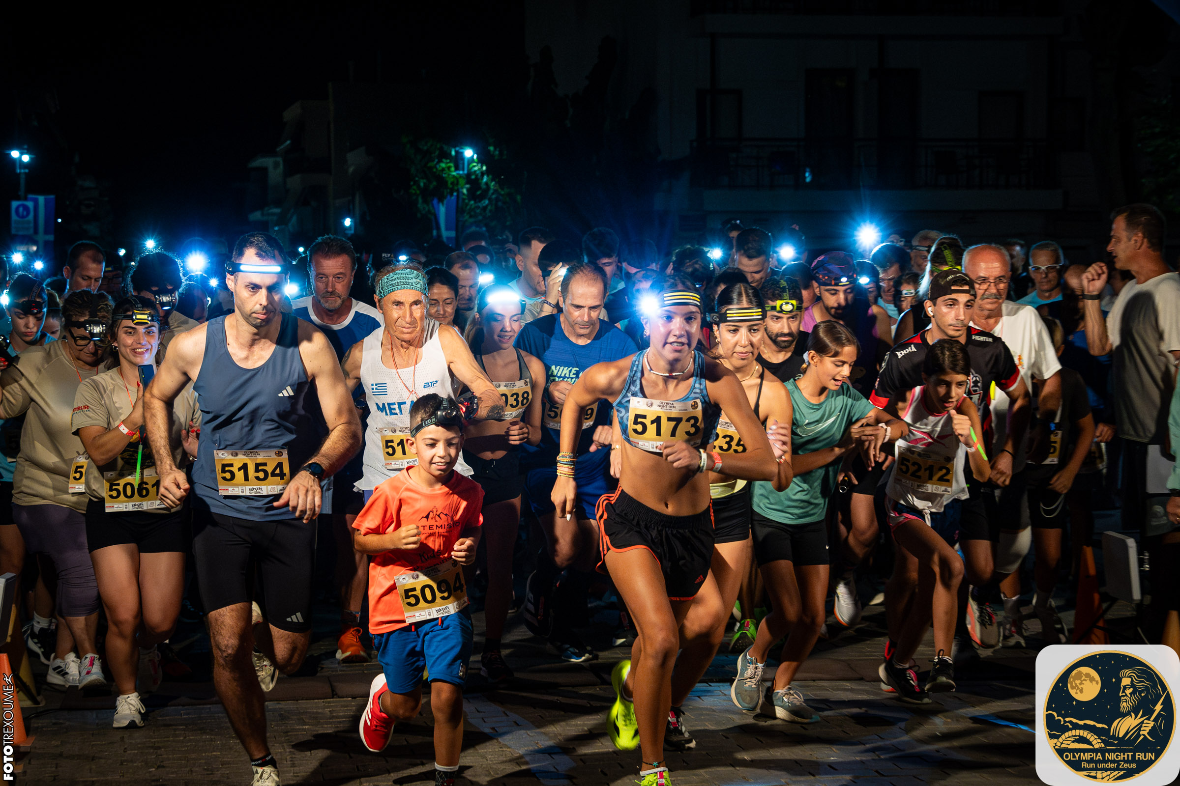 Η Αρχαία Ολυμπία στο ρυθμό του «2nd Olympia Night Run» – Περισσότερες από 900 οι συμμετοχές