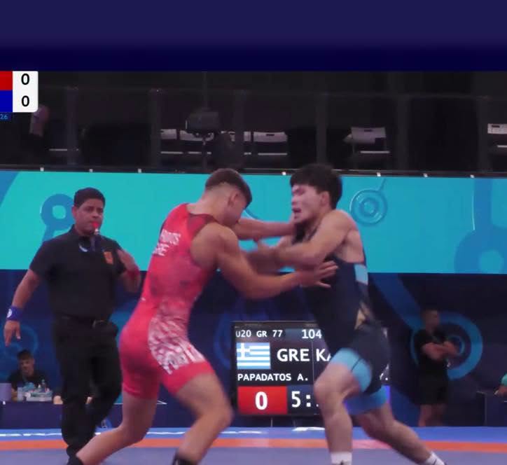 Παγκόσμιο πάλης U20: Ήττα Παπαδάτου στα ρεπεσάζ